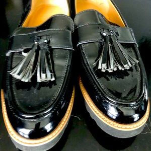 Franco Sarto patent leather loafer